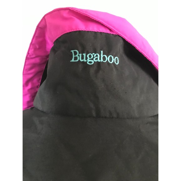 Vintage Columbia Sz M Bugaboo Shell Only Jacket Pink and Turquoise - Picture 5 of 9